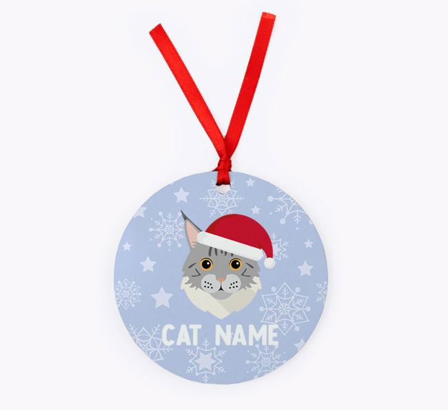 Snowflake: Personalised {breedCommonName} Christmas Decoration